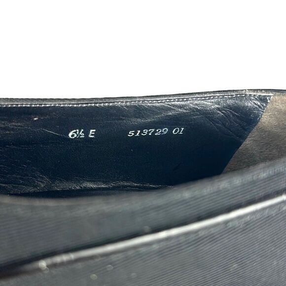 Bally Suisse Club Black Loafers Fabric Tuxedo Shoes main image 9